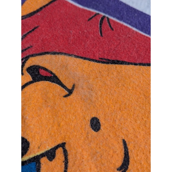 VTG Winnie The Pooh Tigger Twin Size Polyester Bedspread Nursery Throw USA - Picture 11 of 16